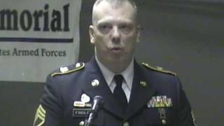 Silver Valley Veterans Memorial uniform presentation