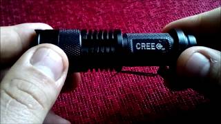 Фонарик Cree q5. Проблема кнопки.
