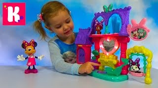 Минни Маус зоосалон / Домик с ванной, кошечкой и собачкой / Обзор игрушек