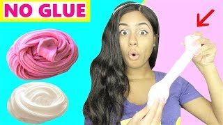 DIY SLIMES WITHOUT GLUE! NO BORAX, How To Make slime