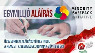 Egymillió aláírás a megmaradásunkért - Minority Safepack