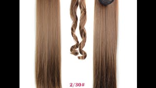 Синтетические Длинные Волосы парики 24 inch 60 см 120 г AliExpress, 5.27$