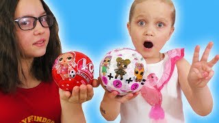 ЛОЛ НОВИНКИ 3 Куклы в Одном Шаре и Лол Футболистка / Подделки Doll LOL Surprise
