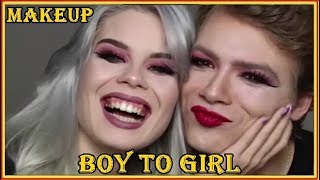 Красиво накрашенные парни и девушки. Makeup