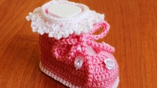Туфельки крючком (2 часть)