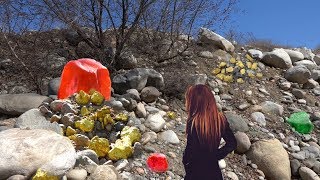 Rubies and Emeralds are mined in the quarry! (Unbelievable Gems in hilly mine!)