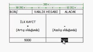 Hesapların işleyiş kuralları, hesap işleyişleri, bilanço hesapları