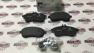 A0074205520 Колодки тормозные передние Mercedes C W204 / E C207