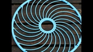 Установка  кольца на кастинговую сеть Фрисби. Как поставить кольцо на кастинговую сеть