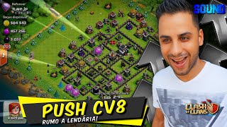 PUSH CV8 :: ESTOU A UM PASSO DA TITÃ 1 :: CLASH OF CLANS