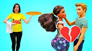 Куклы Барби в кафе - Любовные разборки. Видео для девочек - Я не хочу в школу 16