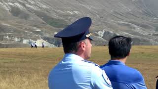 Скачки в Хунзахском районе 23.09.2017 в честь муфтия Дагестана,шейха Ахмад-Афанди 2 заезд 5 кругов
