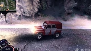 Компьютерная игра Spin Tires 2011 с устаноленным зимним модом Winter Edition