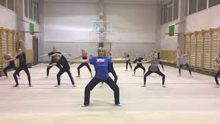 Джазовая хореография в художественной гимнастике Ч.1 . Jazz modern dance choreography  P1
