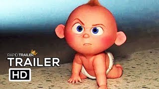 INCREDIBLES 2 Babysitting Jack Jack Trailer NEW (2018) Disney Animated Superhero Movie HD