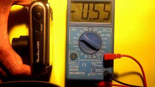 Canon PowerShot A490  current consumption (потребляемый ток)