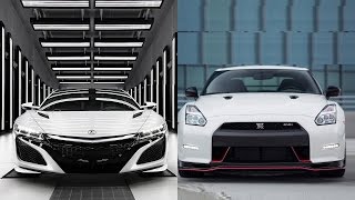2017 Acura NSX vs 2016 Nissan Gt-R