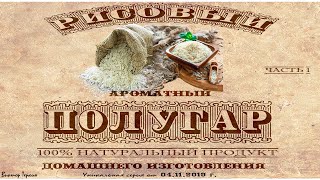 Рисовая брага на кодзи. Быстрая. ч.1