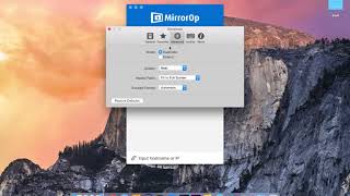 Configuring the MirrorOp Software for wePresent