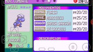 Mov. Tipo huevo: Maldición y Danza Dragón - Habilidad Cuerpo Llama - Pokemón Esmeralda
