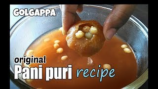 Original Pani puri recipe | पानीपूरी बनाने के सारे राज और ट्रिक्स | Golgappa