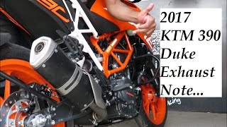 2017 KTM 390 Duke Exhaust Note - High Quality Audio Recording. Rode Mic.