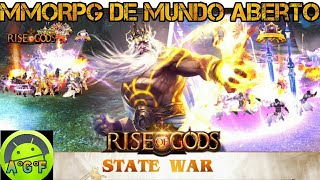 MMORPG de Mundo Aberto - Rise of Gods Android Gameplay