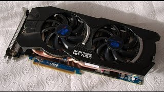 Как смазать неразборный вентилятор  Sapphire Radeon 7950
