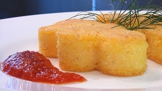 Полента в сыре пармезан. Очень вкусно!