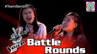 The Voice Teens Philippines Battle Round: Queenie vs. Patricia - Sound Of Silence
