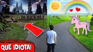 7 DECISÕES IDIOTAS em filmes de TERROR! ? ?