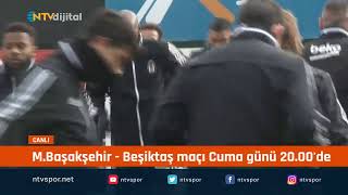 Beşiktaş'ta Başakşehir mesaisi sürüyor