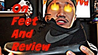 Nike Roshe One "Triple Black" On Feet/Review 2015 HD