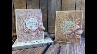 Dear Doily Meets Crackle Paint Stampin' Up! 2019 Occasions Catalog