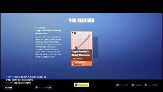 Fortnite Save the World - Founder's Blazing Masamune Epic & Legendary Upgrade Quest!