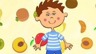 Песенки для детей .Развивающие мультики - Фрукты
