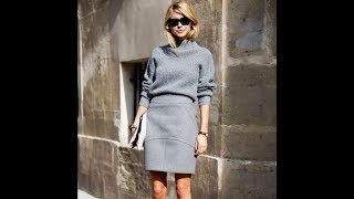 The Cool and Chic Grey Color Fall Street Looks Collection.