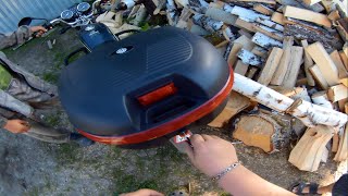 Багажник кофр на мопед Альфа Roof trunk on a moped Alpha