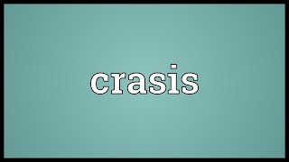 Crasis Meaning