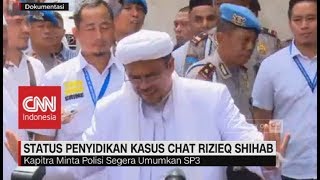 Status Penyidikan Kasus Chat Rizieq Shihab
