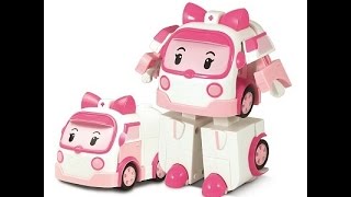 Робокар Эмбер машинка трансформер - игрушка Robocar Amber