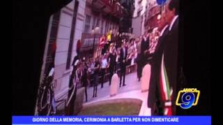 Giorno della memoria, cerimonia a Barletta per non dimenticare