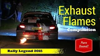 13° Rally Legend 2015 - Exhaust Flames Compilation - Epic Sound!