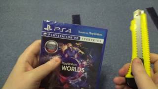 Playstation VR Worlds Распаковка PS4 эксклюзива