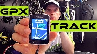How To Download And Install GPX Track On Garmin Edge 520 Bike Navigation. Tutorial