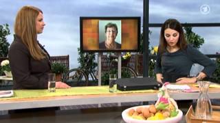 Christine Maurer von ti's im ARD Buffet zum Thema Stilberatung