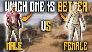 Male vs Female Which one is Better |  Why Pro Choose Female?? Pubg Mobile Guide