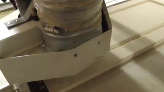 Фрезеровка мебельного фасада системы Артемида, начало