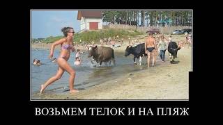 ★ ПРИКОЛЫ С ДЕВУШКАМИ НА ПЛЯЖЕ . Демотиваторы смешные.