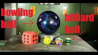 Crushing Balls With Hydraulic Press VOL. 3